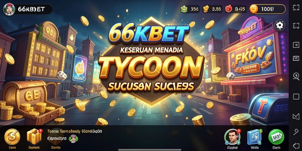 Tampilan gameplay 66KBET yang seru menunjukkan strategi bisnis yang dinamis.