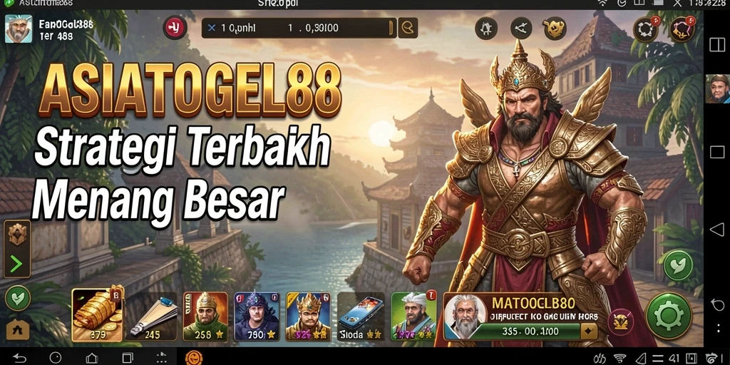 Screenshot ASIATOGEL88 menampilkan gameplay yang intens dan strategis.