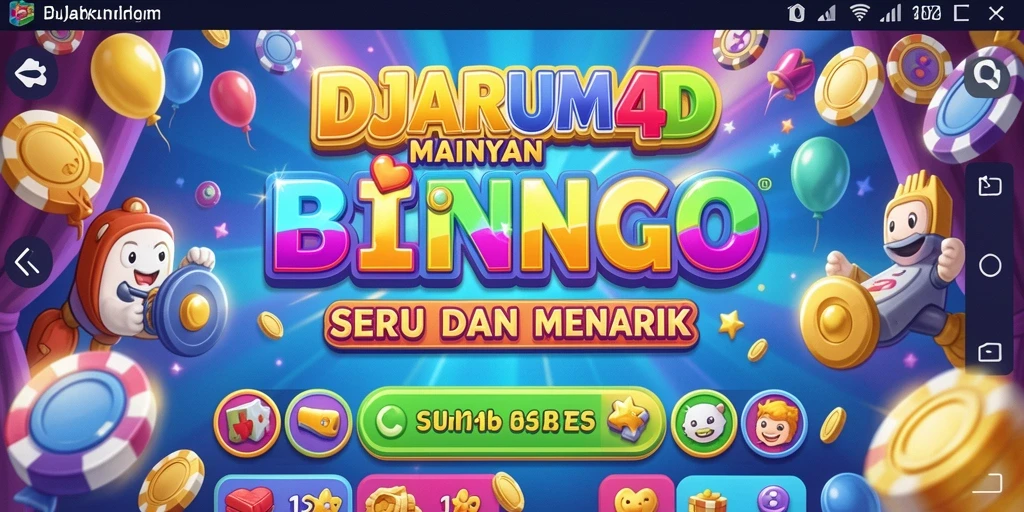 Screenshot utama DJARUM4D menampilkan gameplay Bingo yang seru.