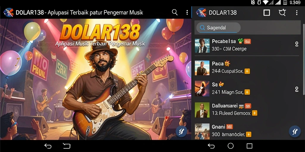 Tampilan utama DOLAR138 dengan gameplay musik yang seru dan interaktif.