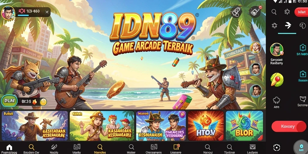 Tampilan gameplay seru dari IDN89 yang menghibur dan penuh tantangan.
