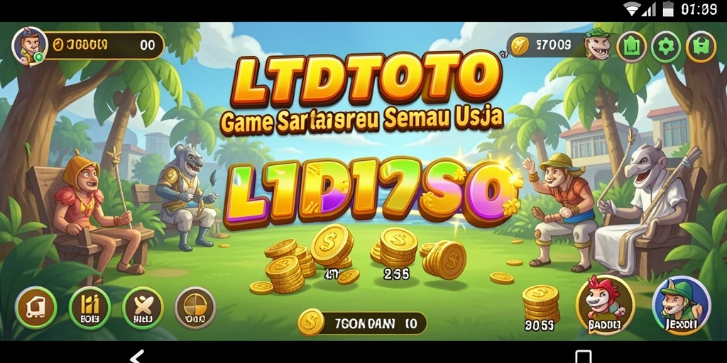 Screenshot gameplay LTDTOTO yang menampilkan keseruan melawan teman.