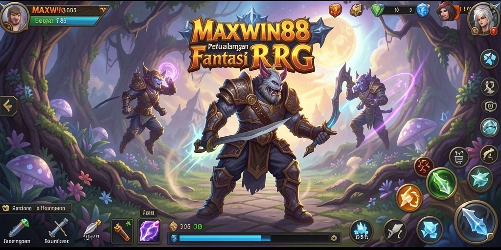 Tampilan gameplay yang menegangkan dan penuh aksi dalam MAXWIN88.