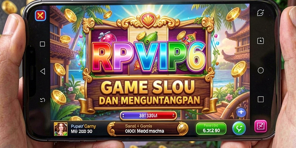 Screenshot RPVIP6 menampilkan permainan Slot yang mendebarkan.