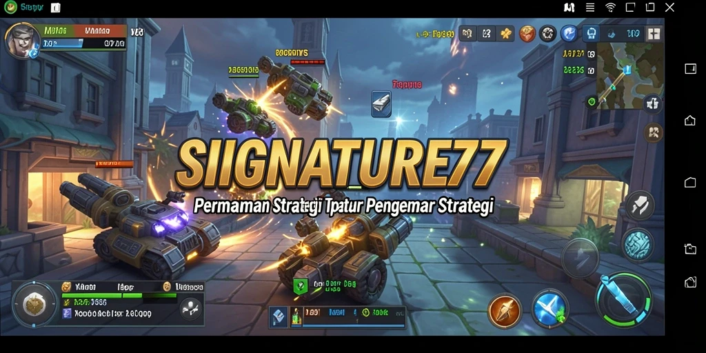 Tampilan gameplay SIGNATURE77 dengan strategi yang menakjubkan.